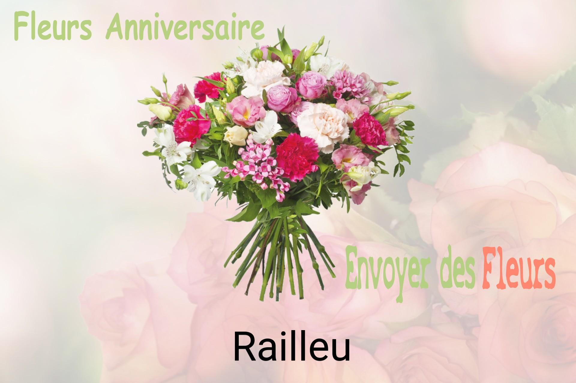 Bouquet de fleurs d’anniversaire livré à Railleu