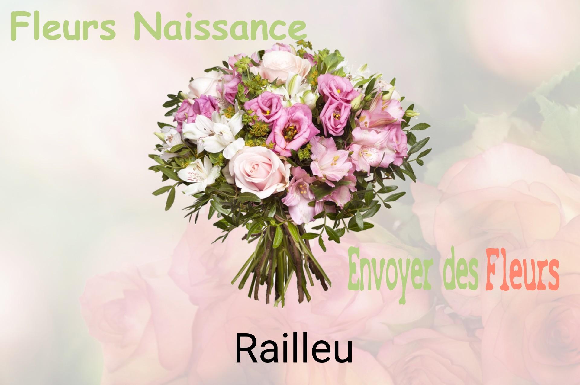 Bouquet de fleurs de naissance livré à Railleu